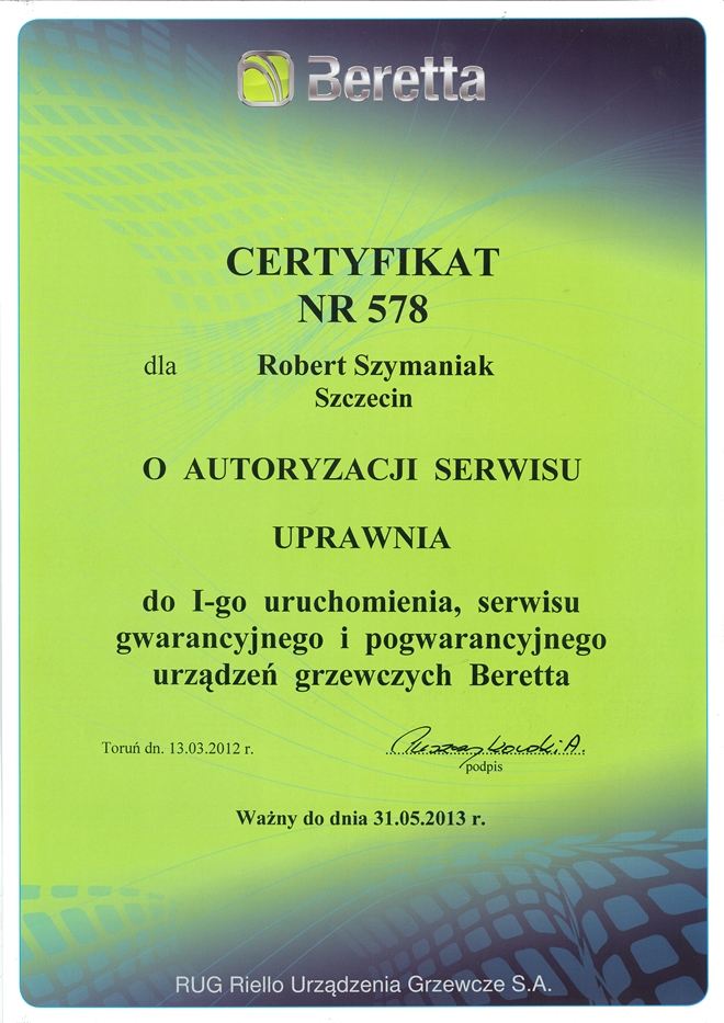 Certyfikat madafaka