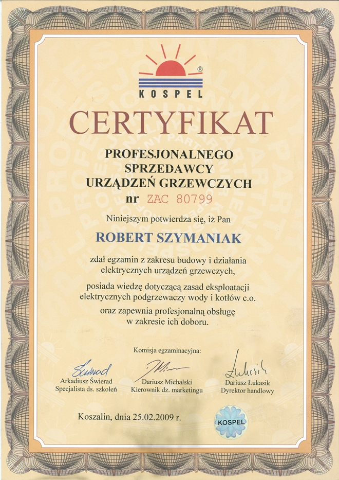 Certyfikat madafaka